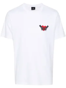 PS PAUL SMITH - T-shirt In Cotone Con Stampa Cuore #3004743