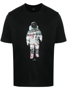 PS PAUL SMITH - T-shirt In Cotone Con Stampa Astronauta #3004627