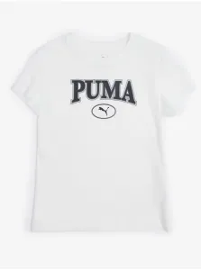 White Girls T-Shirt Puma Squad - Girls