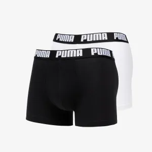 Puma 2 Pack Basic Boxers White/ Black #3004439
