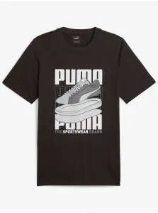 Black Men's T-Shirt Puma Sneaker - Men #2822846