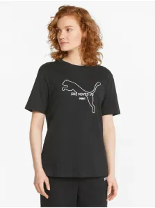 Black Women's T-Shirt Puma Her - Women #234308