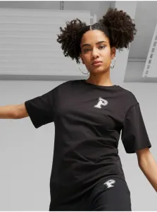 Black Women's T-Shirt Puma Squad - Women #2551236