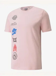 Light pink men's T-Shirt Puma Qualifier - Men