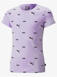 Light purple Puma Logo Power T-Shirt - Women