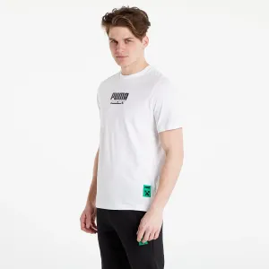 White Men's T-Shirt Puma x MINECRAFT - Men's #142230