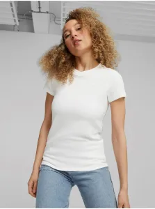 White Women's T-Shirt Puma Her - Women