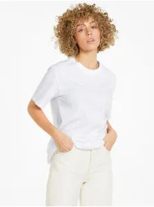 White Women's T-Shirt Puma Her - Women #828680
