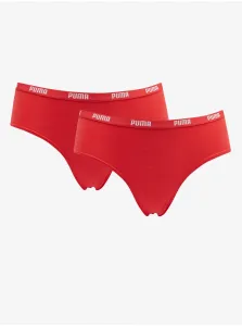 Set of two women's panties in red Puma - Womens #2781192