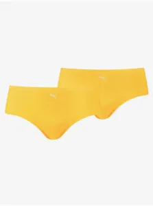 Set of Two Yellow Women's Seamless Puma Panties - Women