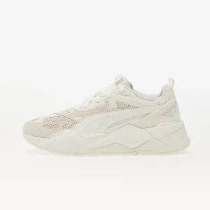 Beige-White Mens Sneakers with Leather Details Puma RS-X Efekt Perf - Men