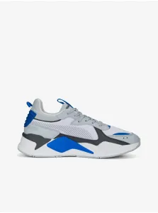 Blue and White Mens Sneakers Puma RS-X Geek - Men #1497224