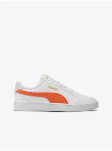 Orange-White Kids Sneakers Puma Shuffle Jr - Guys #1067040
