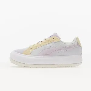Yellow-Gray Women's Sneakers with Suede Details Puma Suede Mayu - Women #231266