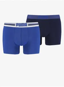 Set of two men's boxers in blue Puma - Men