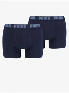 Set of two men's boxers in dark blue Puma - Men #2064438