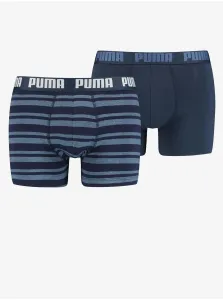 Set of two men's boxers in dark blue Puma - Men