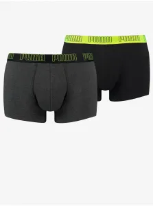Set of two men's boxers in gray and black Puma - Men's