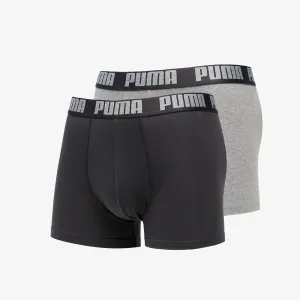 Set of two men's boxers in light gray and black Puma - Men #2064434
