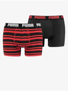 Set of two men's boxers in red and black Puma - Men's #2064429