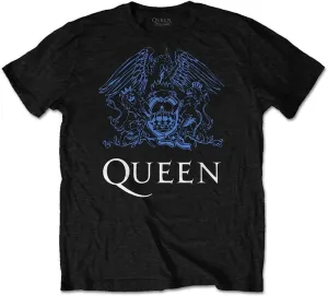 Queen Maglietta Blue Crest Black L