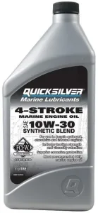 Quicksilver FourStroke Outboard Engine Oil Synthetic Blend 10W30 1 L