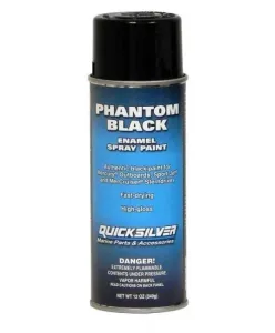 Quicksilver Phantom Black Spray Paint #2372225
