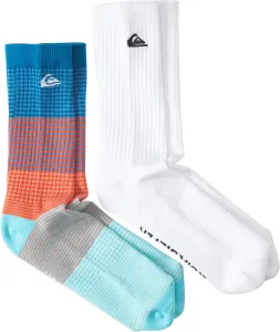 Set of two pairs of socks in white and blue Quiksilver - Men