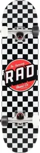 RAD Checkers 7,75'' Skateboard Complete Black
