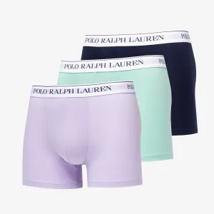 Ralph Lauren Stretch Cotton Boxer Brief 3-Pack Seam Foam/ Dark Navy/ Lavender #3005807