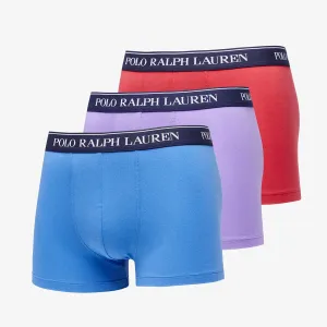 Ralph Lauren Stretch Cotton Classic Trunk 3-Pack Blue/ Purple/ Red #3005789