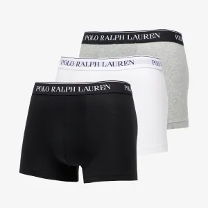 Ralph Lauren Stretch Cotton Classic Trunks Grey/ White/ Black #264065