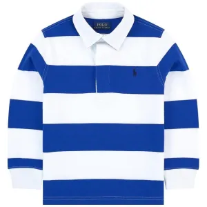 Ralph Lauren Boy's Long Sleeve Polo Shirt Blue - BLUE 6 YEARS