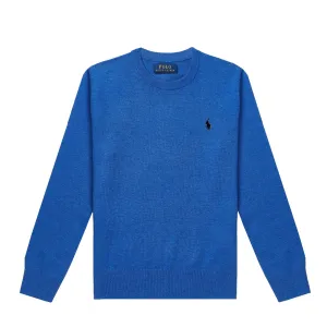 Ralph Lauren Boy's Logo Sweatshirt Blue - BLUE M (10-12 YEARS)