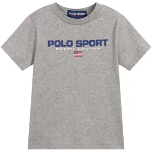 Ralph Lauren Boy's Polo Sport T-Shirt Grey - GREY S (8 YEARS)