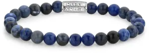 Rebel&Rose Bracciale di perline Midnight Blue RR-60012-S 16,5 cm