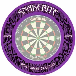 Red Dragon Snakebite World Champion 2020 Dartboard Surround - Purple Freccette e accessori