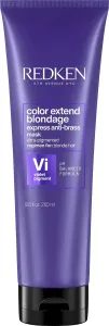 Redken Maschera capelli per neutralizzare toni gialli Color Extend Blondage (Express Anti-brass Purple Mask) 250 ml