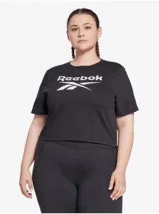 Black Women's Sports T-Shirt Reebok - Women #141786