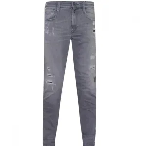 Replay Men's Anbass Jeans Grey - GREY 32 30