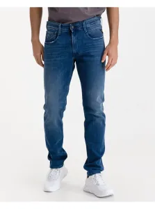 Blue Mens Slim Jeans Replay Anbass - Men