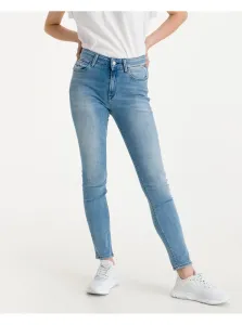 Blue Women Skinny Fit Jeans Replay Luzien Jeans - Women #1252986