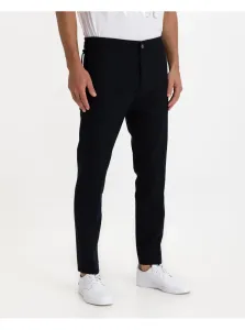 Navy blue men's trousers with wool blend Replay - Men #186513