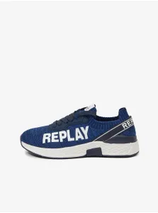 Dark Blue Girly Sneakers Replay - Girls #795665