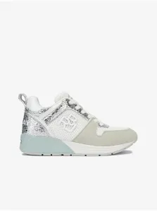 Women's Sneakers in White-Silver Replay - Womens #931803