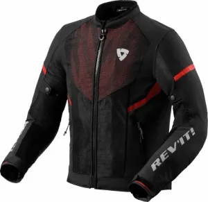 Rev'it! Hyperspeed 2 GT Air Black/Neon Red 2XL Giacca in tessuto