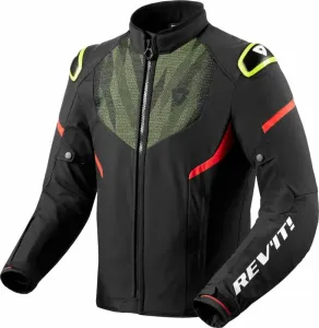 Rev'it! Hyperspeed 2 H2O Black/Neon Yellow 2XL Giacca in tessuto