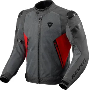 Rev'it! Jacket Control Air H2O Grey/Red M Giacca in tessuto