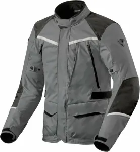 Rev'it! Jacket Voltiac 3 H2O Grey/Black 4XL Giacca in tessuto