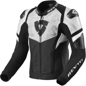 Rev'it! Hyperspeed Air Black/White 52 Giacca di pelle